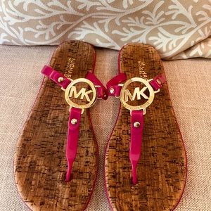 Michael Kors Sandals Size. Women- 8.5-9. Super cute! Barely been warn